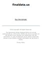 Mobile Screenshot of finaldata.us